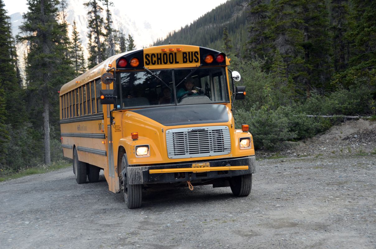 01 Bus From Parking Lot To Lake O-Hara